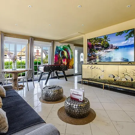 Villa Ours - Privé, Climatisation, Sauna, Borne D'arcade, Babyfoot *